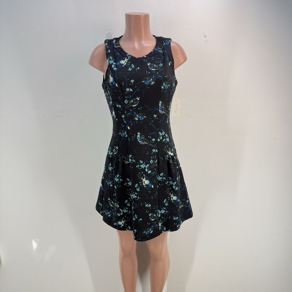 Jessica Simpson Bird And Floral Patterned Dress SZ 8 NEW - Picture 3 of 16